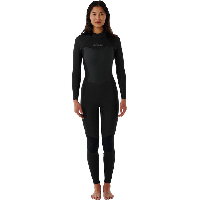 2024 Rip Curl Mujer Dawn Patrol 5/3mm Back Zip Neopreno 14XWFS - Black